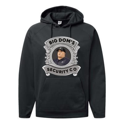 Nick Sirianni Big Doms Disandro Security Co Performance Fleece Hoodie