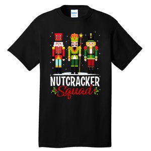 Nutcracker Squad Ballet Dance Matching Family Christmas Xmas Tall T-Shirt