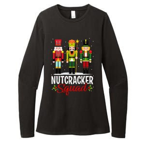 Nutcracker Squad Ballet Dance Matching Family Christmas Xmas Womens CVC Long Sleeve Shirt