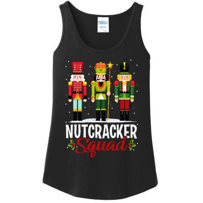 Nutcracker Squad Ballet Dance Matching Family Christmas Xmas Ladies Essential Tank