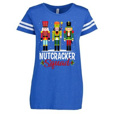 Nutcracker Squad Ballet Dance Matching Family Christmas Xmas Enza Ladies Jersey Football T-Shirt