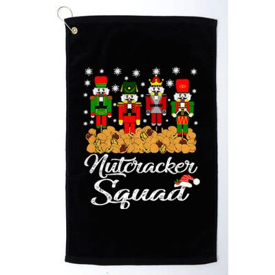 Nutcracker Squad Ballet Dance Matching Family Christmas Platinum Collection Golf Towel