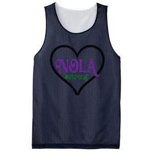 Nola Strong Black Heart Support New Orleans Pray Louisiana Mesh Reversible Basketball Jersey Tank