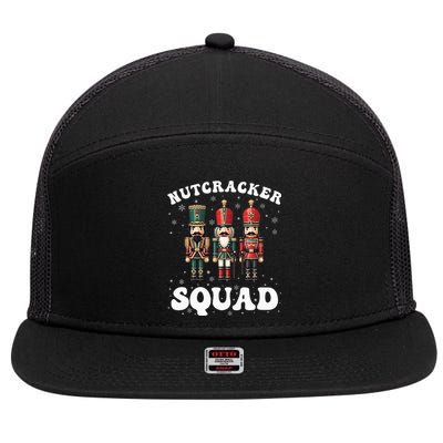 Nutcracker Squad Ballet Dance Family Christmas Holiday 7 Panel Mesh Trucker Snapback Hat