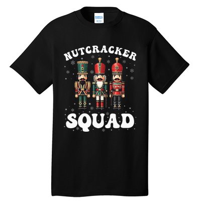 Nutcracker Squad Ballet Dance Family Christmas Holiday Tall T-Shirt