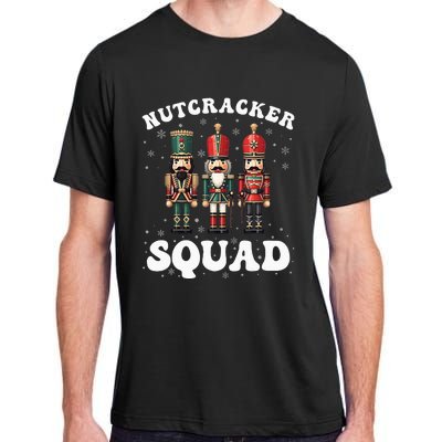 Nutcracker Squad Ballet Dance Family Christmas Holiday Adult ChromaSoft Performance T-Shirt