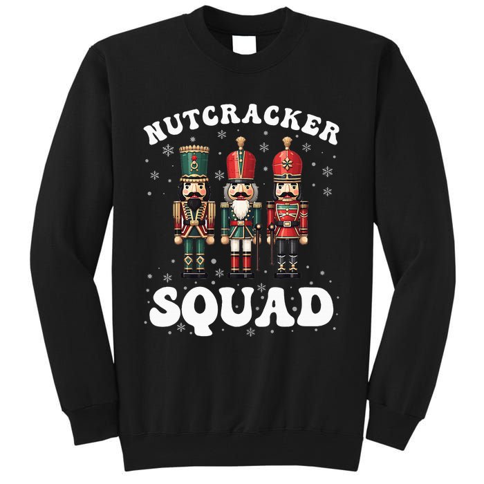 Nutcracker Squad Ballet Dance Family Christmas Holiday Tall Sweatshirt