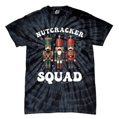 Nutcracker Squad Ballet Dance Family Christmas Holiday Tie-Dye T-Shirt