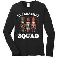 Nutcracker Squad Ballet Dance Family Christmas Holiday Ladies Long Sleeve Shirt