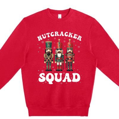 Nutcracker Squad Ballet Dance Family Christmas Holiday Premium Crewneck Sweatshirt