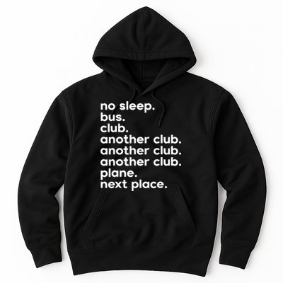 No Sleep Bus Club Another Club Plane Next Place Hoodie