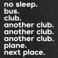 No Sleep Bus Club Another Club Plane Next Place Adult Drive Performance Visor