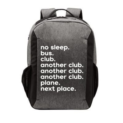 No Sleep Bus Club Another Club Plane Next Place Vector Backpack