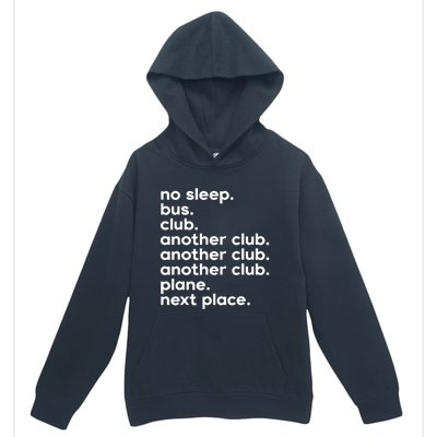 No Sleep Bus Club Another Club Plane Next Place Urban Pullover Hoodie