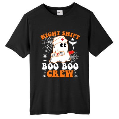 Night Shift Boo Boo Crew Gift Funny Nurse Ghost Halloween Gift Tall Fusion ChromaSoft Performance T-Shirt