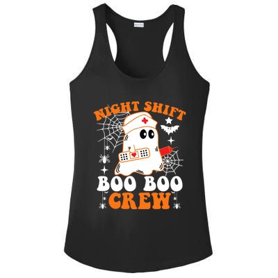 Night Shift Boo Boo Crew Gift Funny Nurse Ghost Halloween Gift Ladies PosiCharge Competitor Racerback Tank