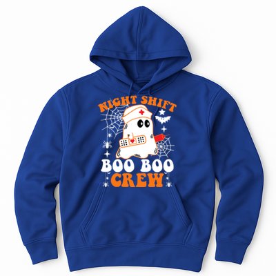 Night Shift Boo Boo Crew Gift Funny Nurse Ghost Halloween Gift Hoodie