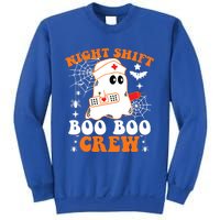 Night Shift Boo Boo Crew Gift Funny Nurse Ghost Halloween Gift Sweatshirt