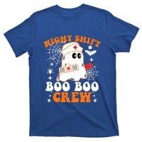 Night Shift Boo Boo Crew Gift Funny Nurse Ghost Halloween Gift T-Shirt