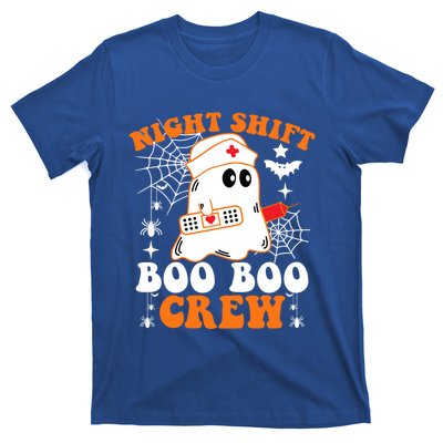 Night Shift Boo Boo Crew Gift Funny Nurse Ghost Halloween Gift T-Shirt