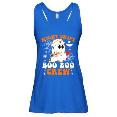 Night Shift Boo Boo Crew Gift Funny Nurse Ghost Halloween Gift Ladies Essential Flowy Tank