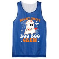 Night Shift Boo Boo Crew Gift Funny Nurse Ghost Halloween Gift Mesh Reversible Basketball Jersey Tank