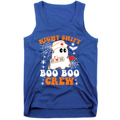 Night Shift Boo Boo Crew Gift Funny Nurse Ghost Halloween Gift Tank Top