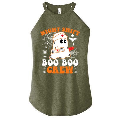 Night Shift Boo Boo Crew Gift Funny Nurse Ghost Halloween Gift Women’s Perfect Tri Rocker Tank