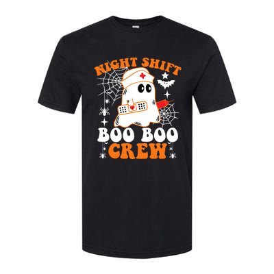 Night Shift Boo Boo Crew Gift Funny Nurse Ghost Halloween Gift Softstyle CVC T-Shirt