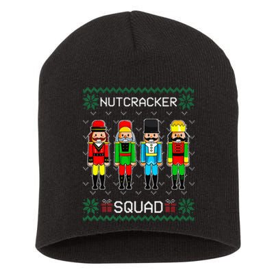 Nutcracker Squad Ballet Dance Christmas Matching Family Short Acrylic Beanie