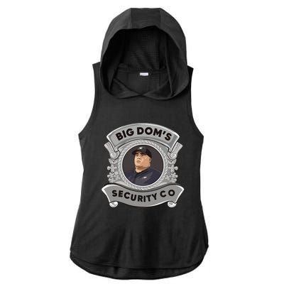 Nick Sirianni Big Doms Disandro Security Co Ladies PosiCharge Tri-Blend Wicking Draft Hoodie Tank