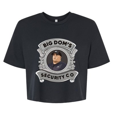 Nick Sirianni Big Doms Disandro Security Co Bella+Canvas Jersey Crop Tee