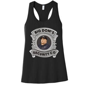 Nick Sirianni Big Doms Disandro Security Co Women's Racerback Tank