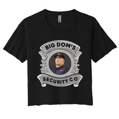 Nick Sirianni Big Doms Disandro Security Co Women's Crop Top Tee