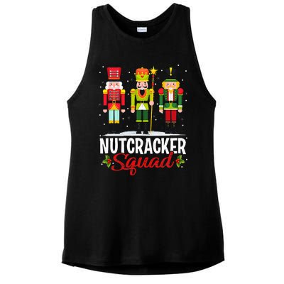 Nutcracker Squad Ballet Dance Matching Family Xmas Ladies PosiCharge Tri-Blend Wicking Tank