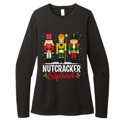 Nutcracker Squad Ballet Dance Matching Family Xmas Womens CVC Long Sleeve Shirt