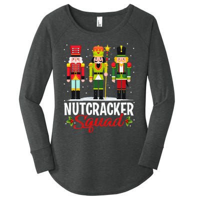 Nutcracker Squad Ballet Dance Matching Family Xmas Women's Perfect Tri Tunic Long Sleeve Shirt