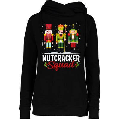 Nutcracker Squad Ballet Dance Matching Family Xmas Womens Funnel Neck Pullover Hood