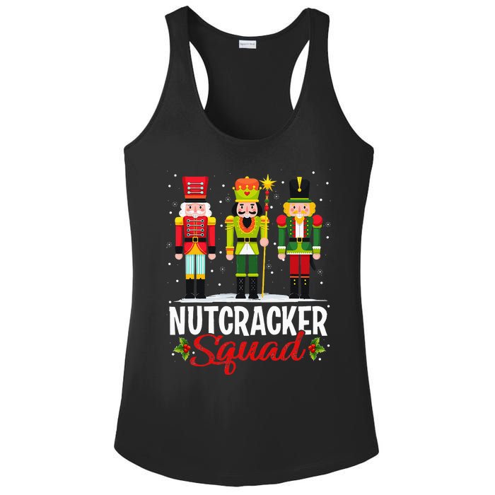 Nutcracker Squad Ballet Dance Matching Family Xmas Ladies PosiCharge Competitor Racerback Tank