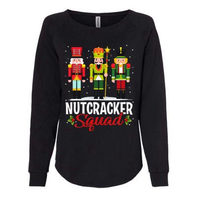 Nutcracker Squad Ballet Dance Matching Family Xmas Womens California Wash Sweatshirt