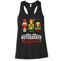 Nutcracker Squad Ballet Dance Matching Family Xmas Women's Racerback Tank