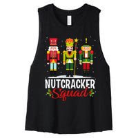 Nutcracker Squad Ballet Dance Matching Family Xmas Women's Racerback Cropped Tank