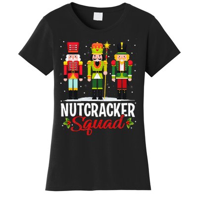 Nutcracker Squad Ballet Dance Matching Family Xmas Women's T-Shirt