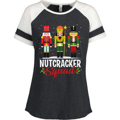 Nutcracker Squad Ballet Dance Matching Family Xmas Enza Ladies Jersey Colorblock Tee