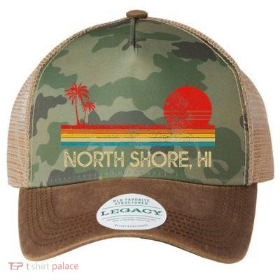North Shore Beach Hawaii Surf Surfer Retro Sunset Vintage Legacy Tie Dye Trucker Hat