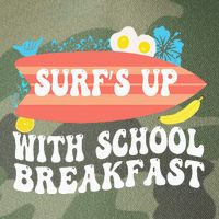 National School Breakfast Week Surfs Up Legacy Tie Dye Trucker Hat