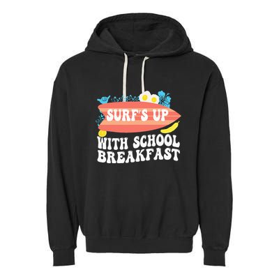 National School Breakfast Week Surfs Up Garment-Dyed Fleece Hoodie