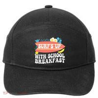 National School Breakfast Week Surfs Up 7-Panel Snapback Hat