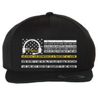 Not Seen But Deserve To Be Heard Proud 911 Dispatcher Wool Snapback Cap