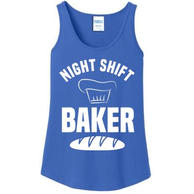 Night Shift Baker Baking Cookies Bread Cake Cute Gift Ladies Essential Tank